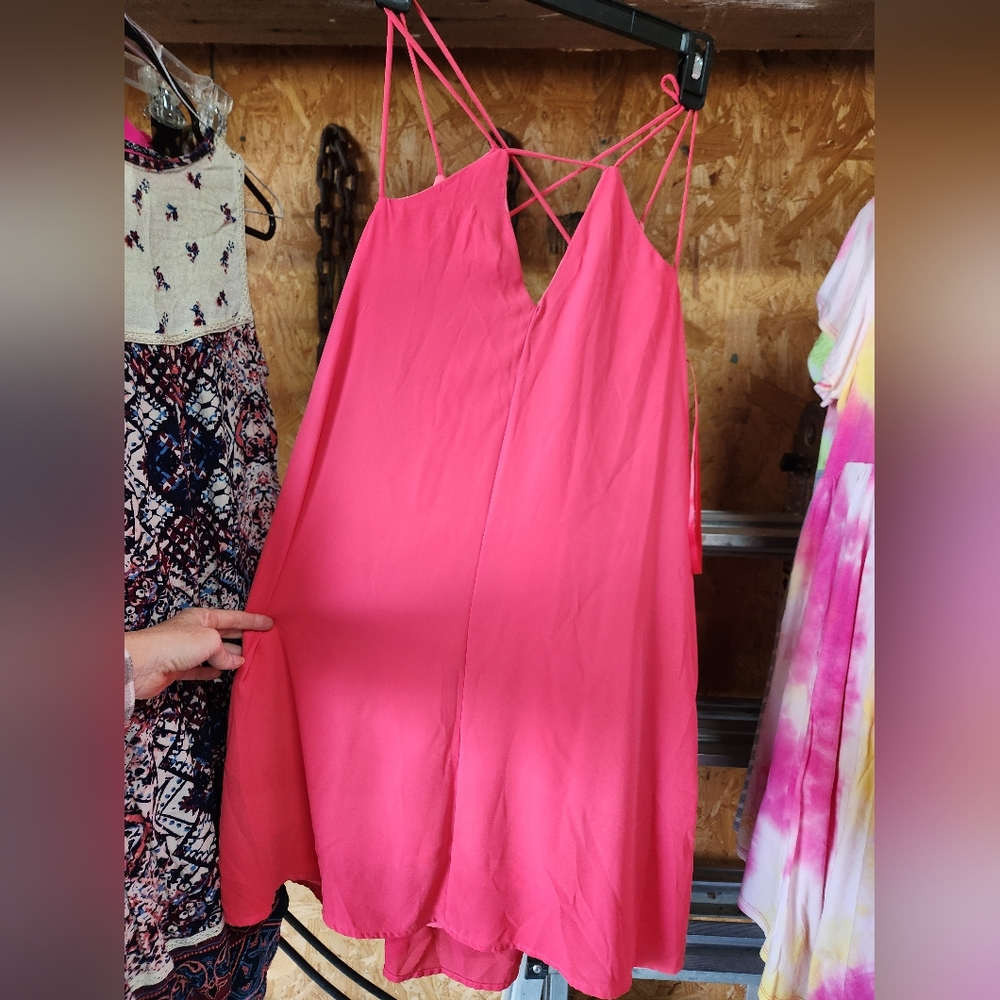 She & Sky Dress, Pink, Small
